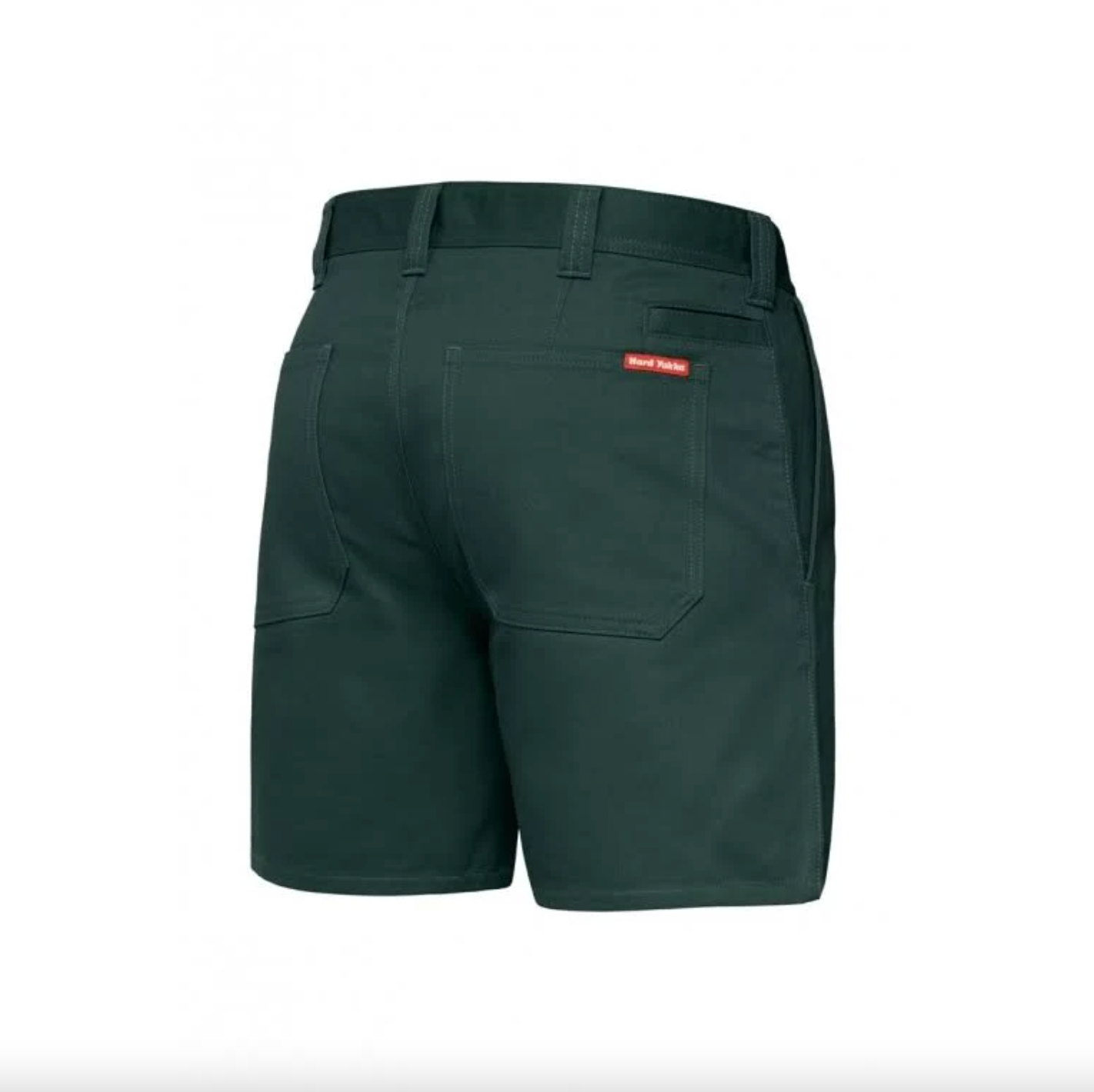 Relaxed Fit Cotton Drill Short With Belt Loops