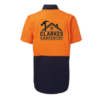 Short Sleeve High Vis Cotton Shirt