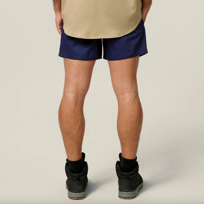 Relaxed Fit Cotton Drill Short With Belt Loops