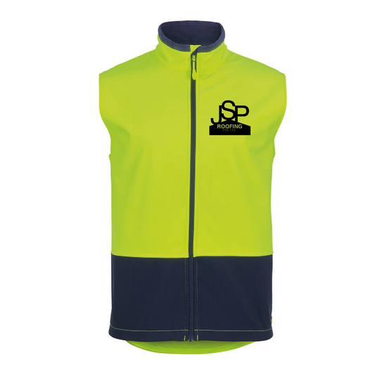 JB's Hi Vis Three Layer Soft Shell Vest
